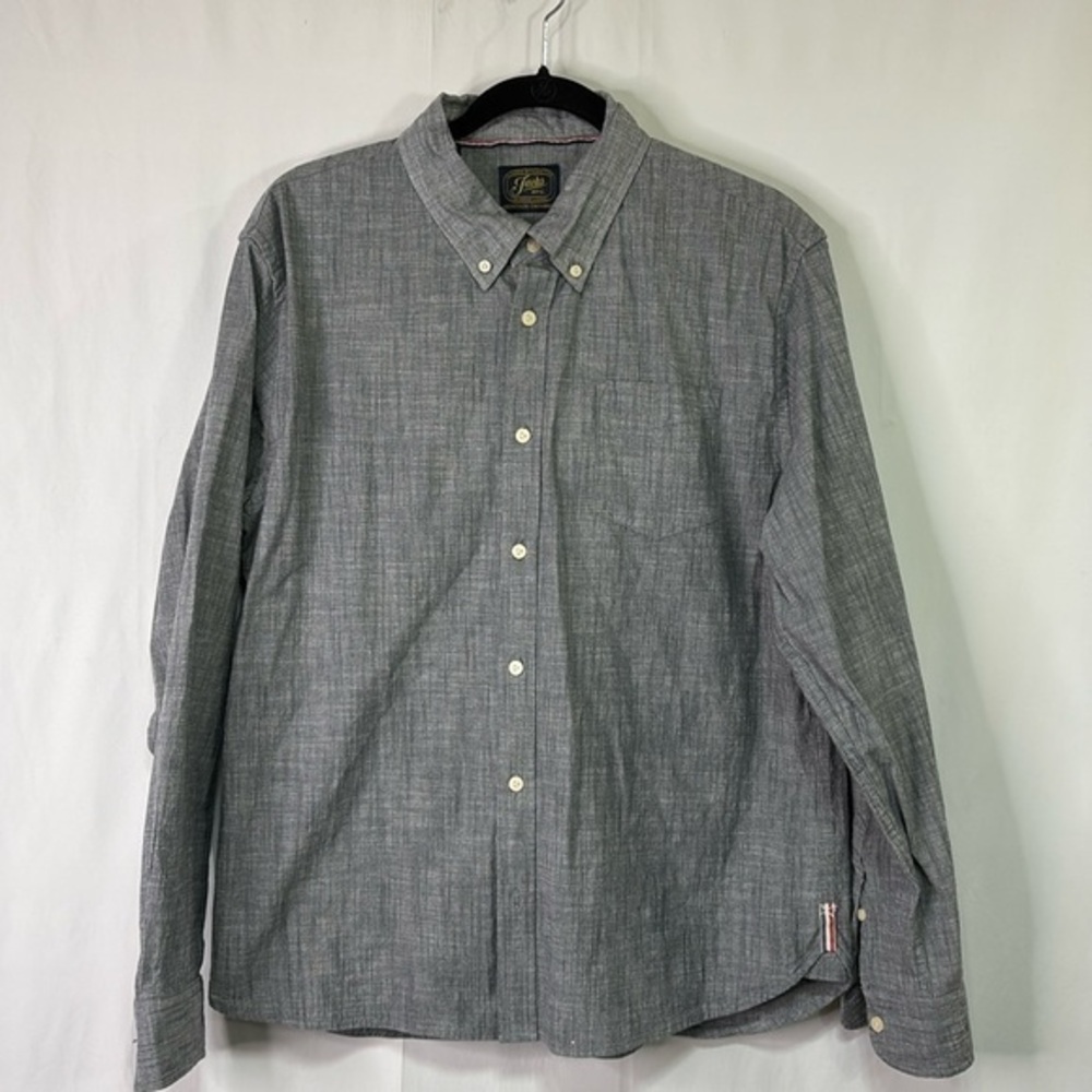 🔗 Jachs gray heritage, chambray button down shirt, cotton spandex